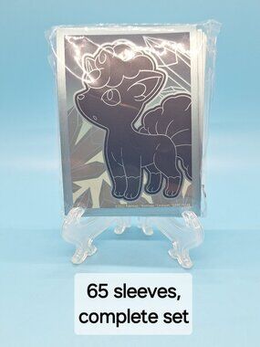 Pokémon Silver Tempest Elite Trainer Box Alolan Vulpix 65 card sleeves, New